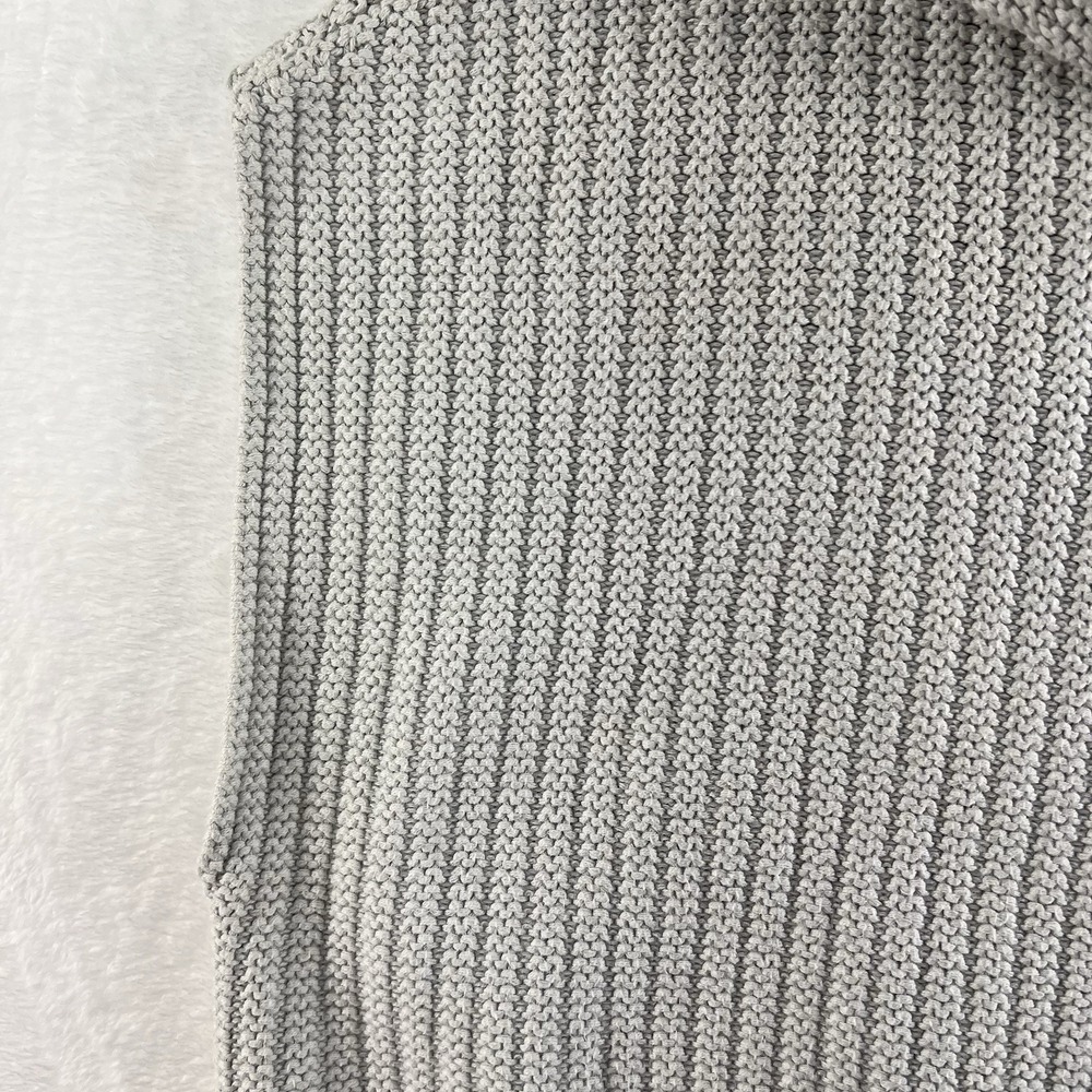 Free People XS Cropped Sweater Vest Keep It Simple Cowl Neck Slouchy Oversized - Picture 4 of 13